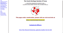 Desktop Screenshot of czechheritage.org