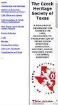 Mobile Screenshot of czechheritage.org